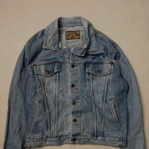 Vintage Armani Jeans Denim Trucker Jacket